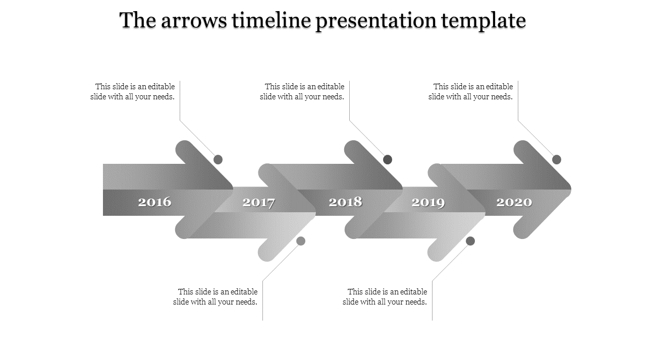 Awesome Timeline PowerPoint Template and Google Slides