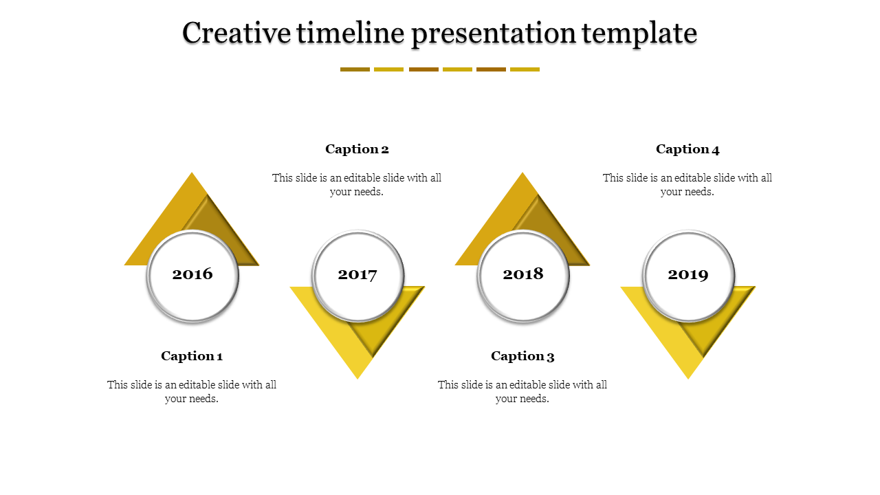 Timeline PowerPoint Slide Template and Google Slides Themes