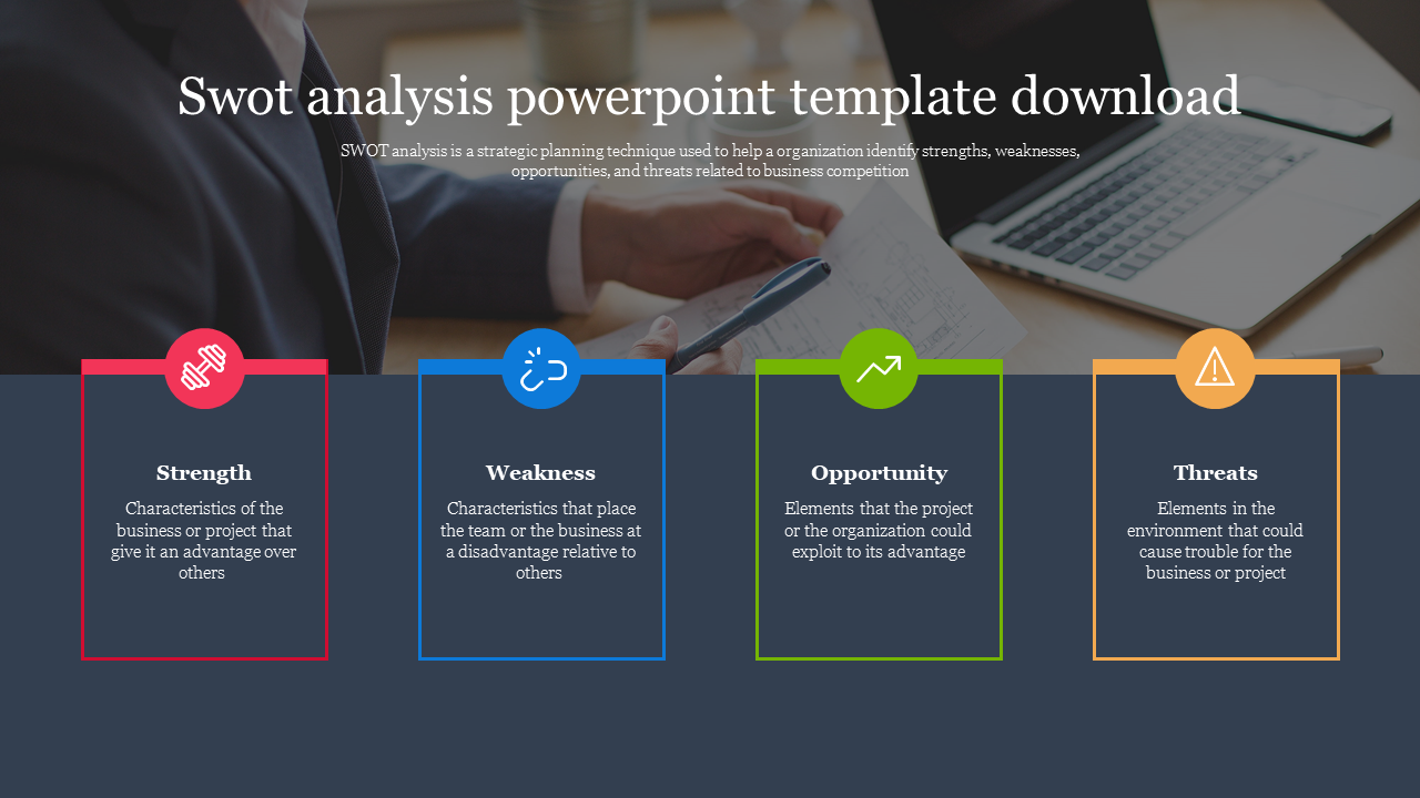 SWOT Analysis PowerPoint Template for Business Planning