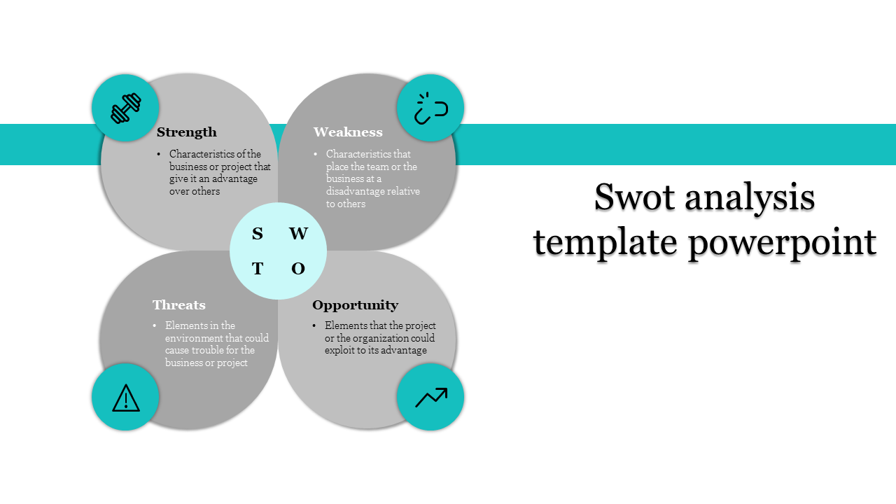 Petals Business Swot Analysis Template Powerpoint