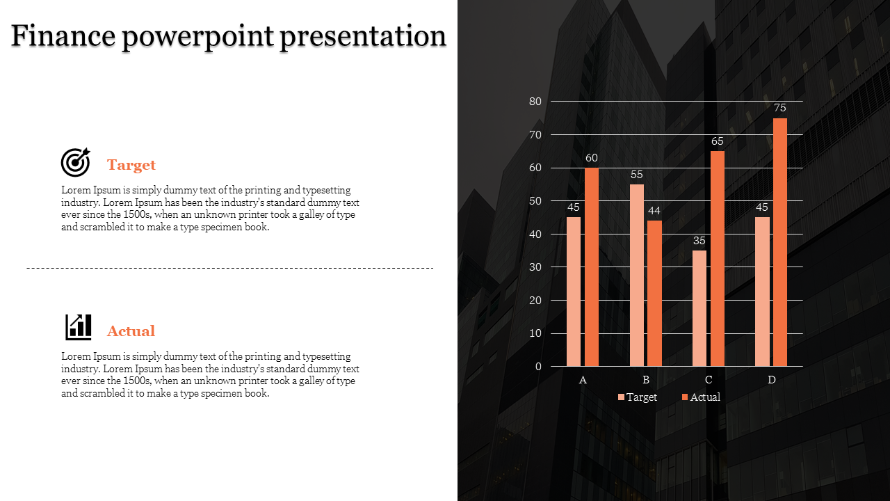 A two noded finance powerpoint presentation