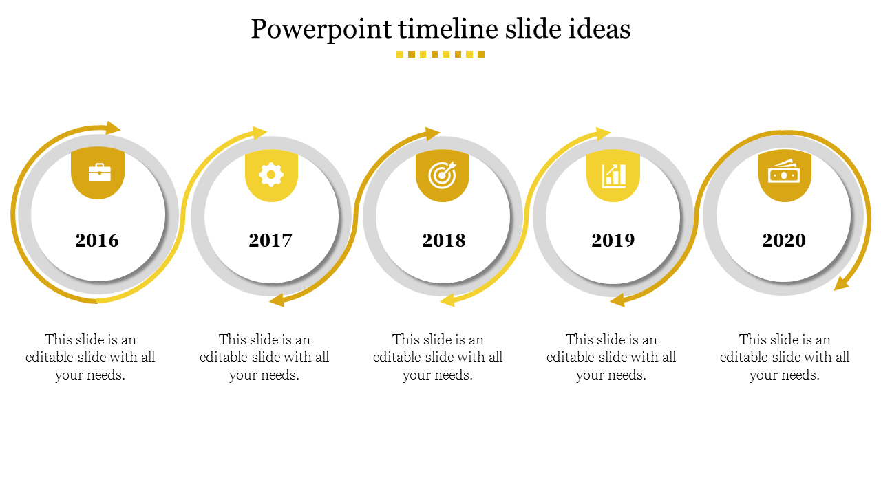 Our Predesigned PowerPoint Timeline Slide Ideas