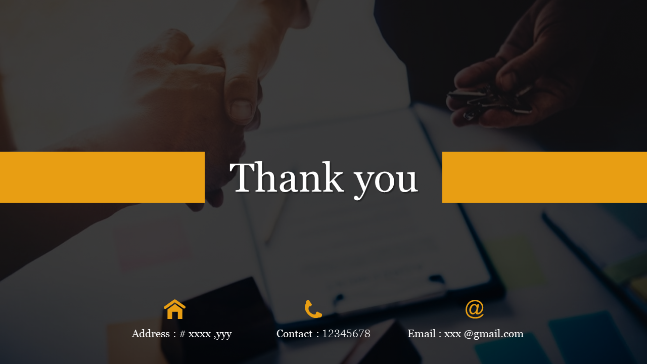 Astounding Thank You PowerPoint Template Presentation Slides