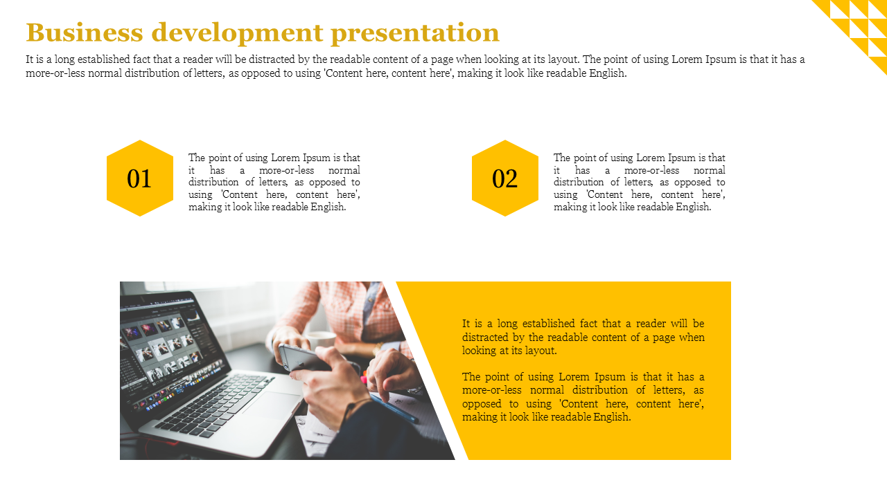 Editable Business Development Presentation PPT Template