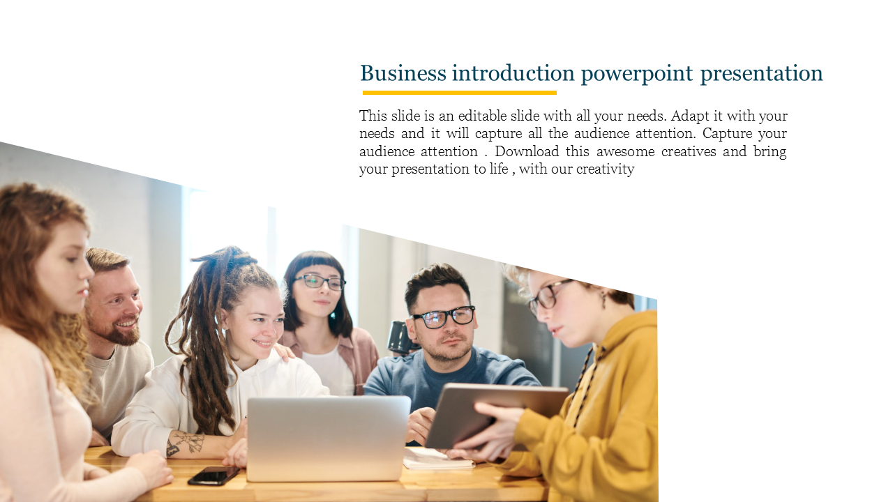 Business Introduction PowerPoint Template and Google Slides Themes