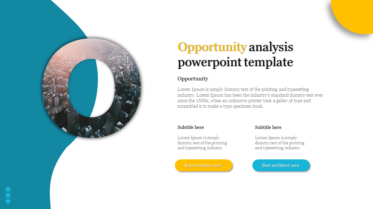 Opportunity Analysis PowerPoint Template And Google Slides