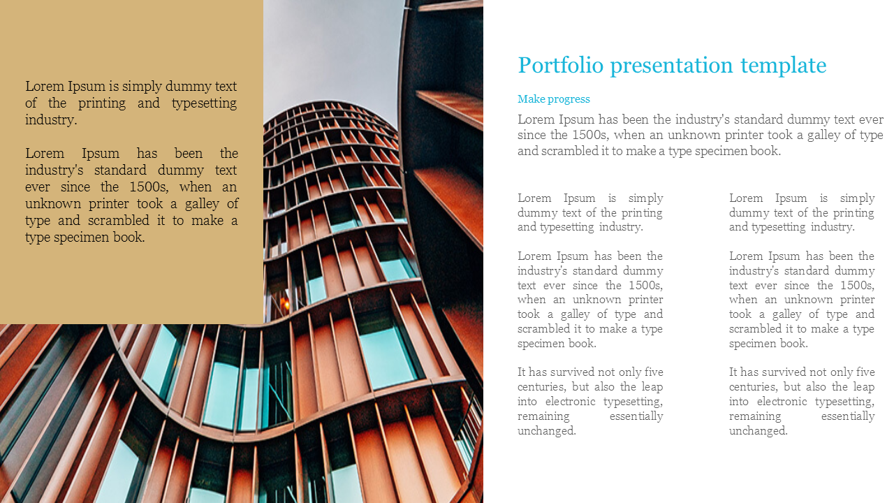 Best Portfolio Presentation Template And Google Slides