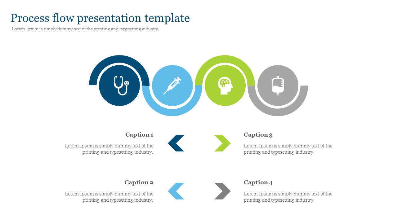 Stunning Process Flow Presentation Template Slide Designs