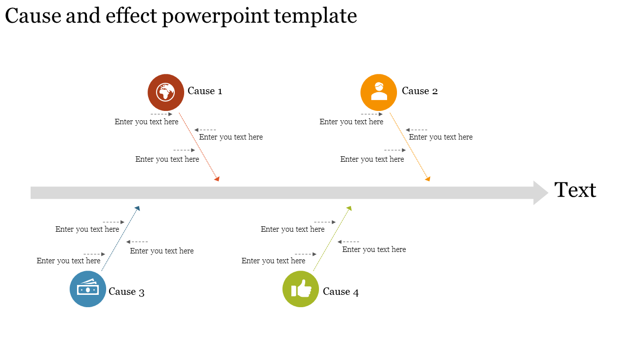 Cause and Effect PowerPoint Templates for Analysis