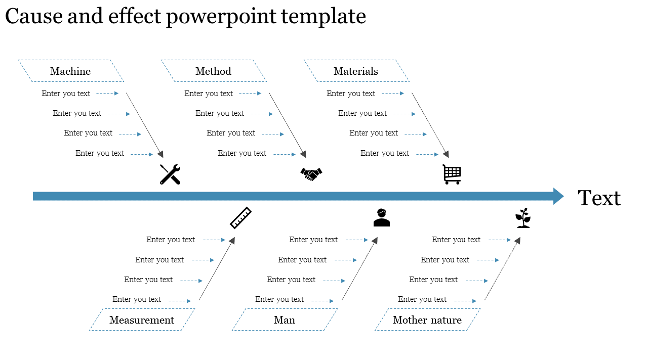 Effective Cause and Effect PowerPoint Template for Insights