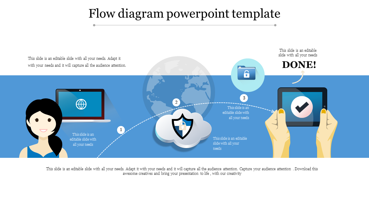 Innovative Flow Diagram PowerPoint Presentation Template