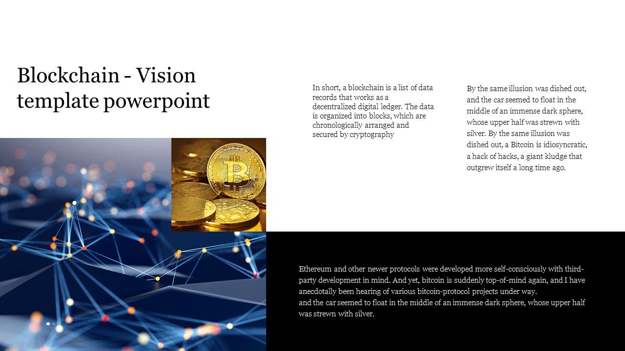 Blockchain Vision PPT And Google Slides