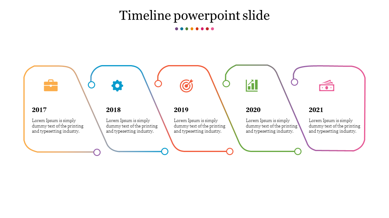 Effective Timeline PowerPoint Slide Template Presentation