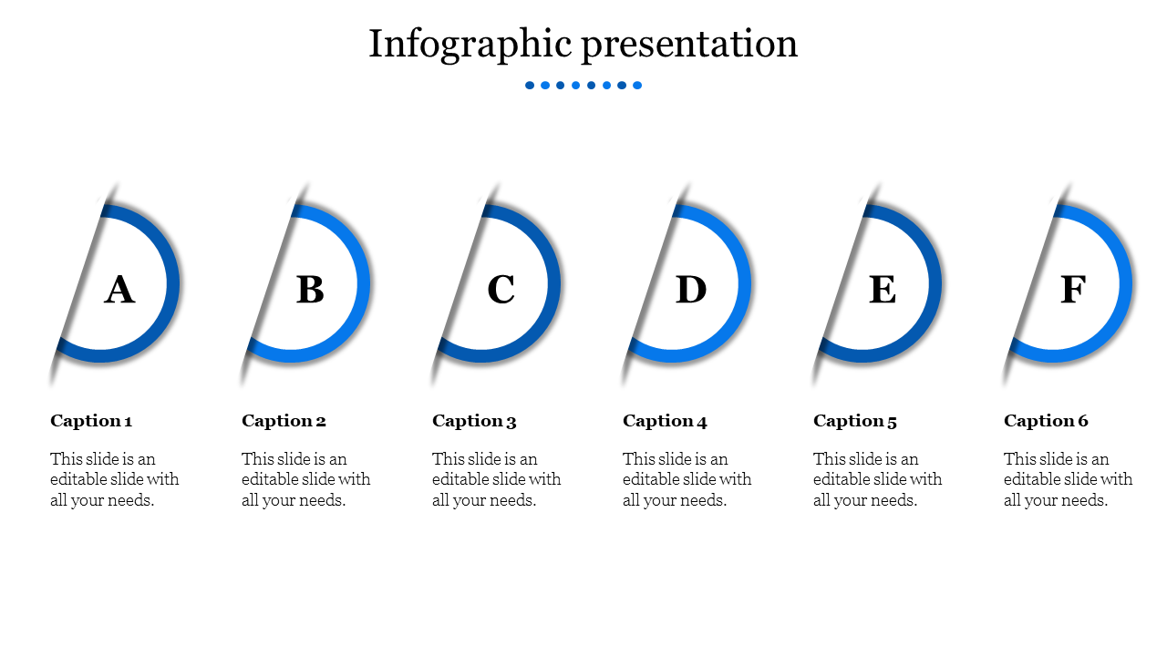 Amazing Infographic Presentation In Blue Color Slide