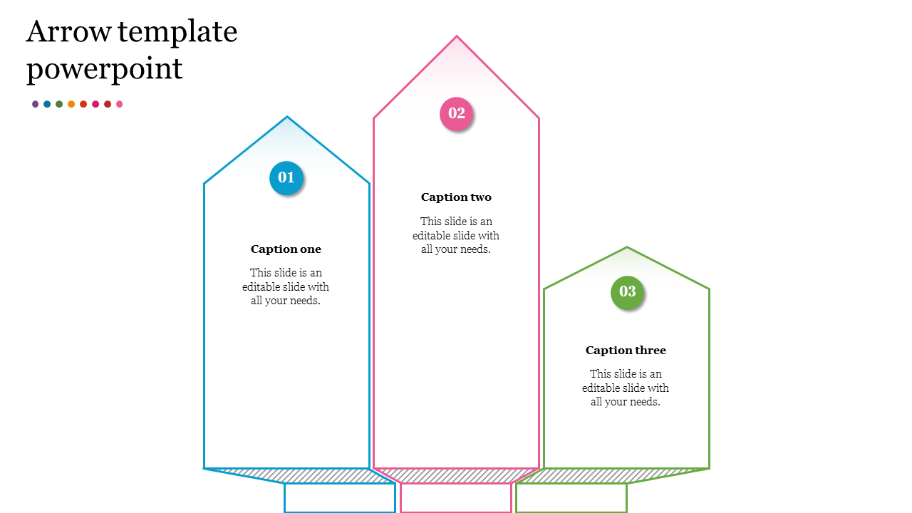 Amazing Arrow Template PowerPoint Slides presentation