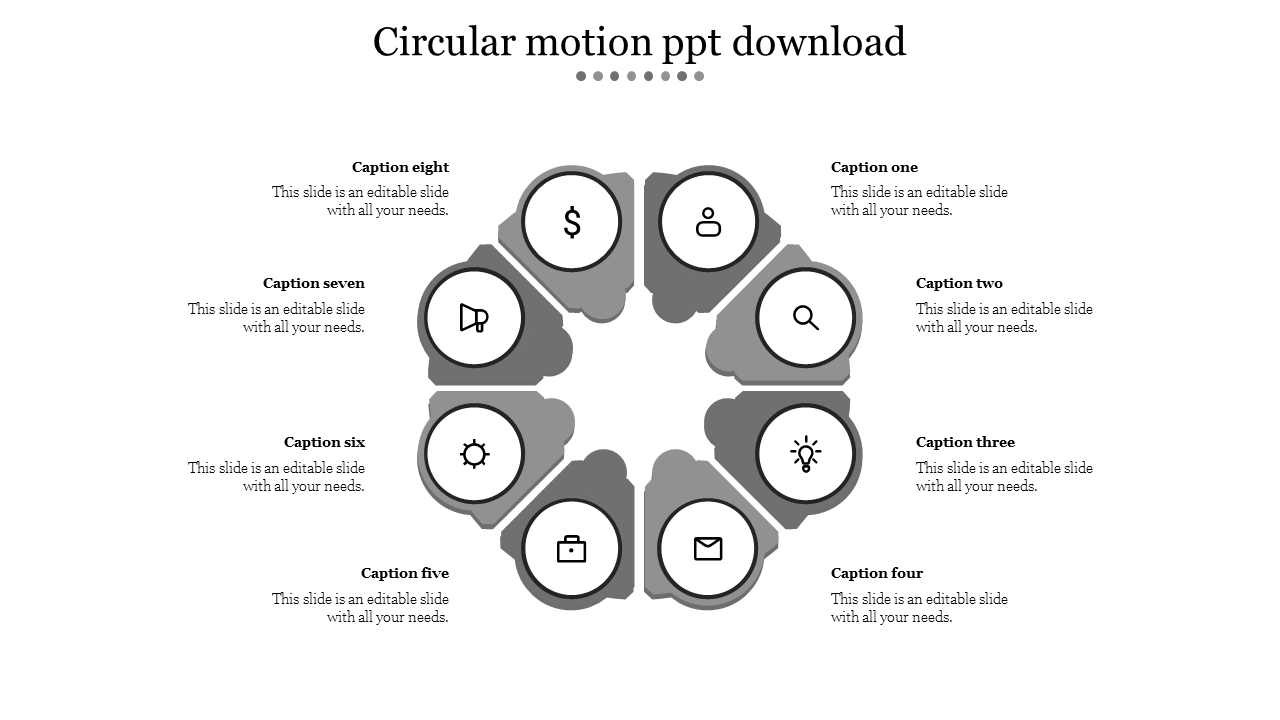 Innovative Circular Motion PPT Download Templates