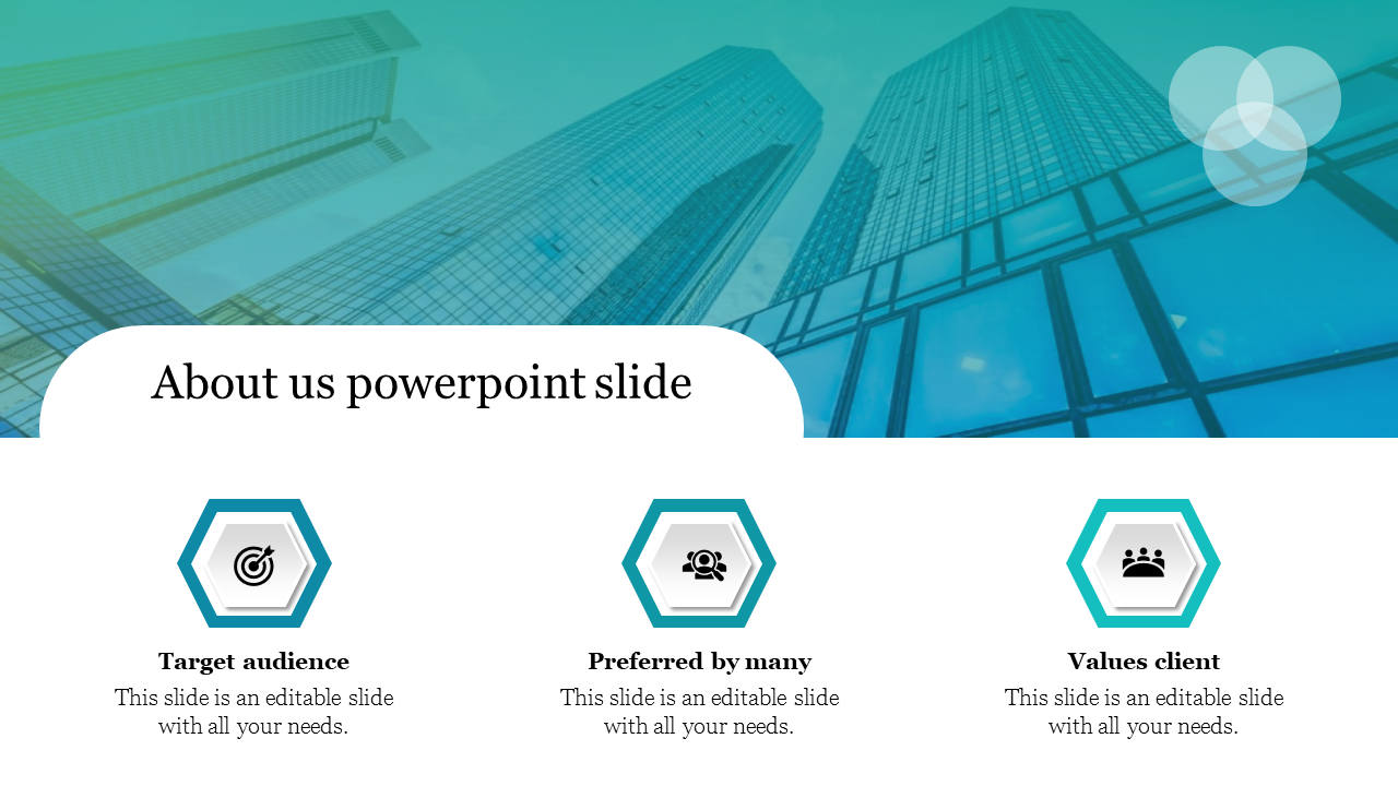 Eye-Catchy About Us PowerPoint Slide Designs