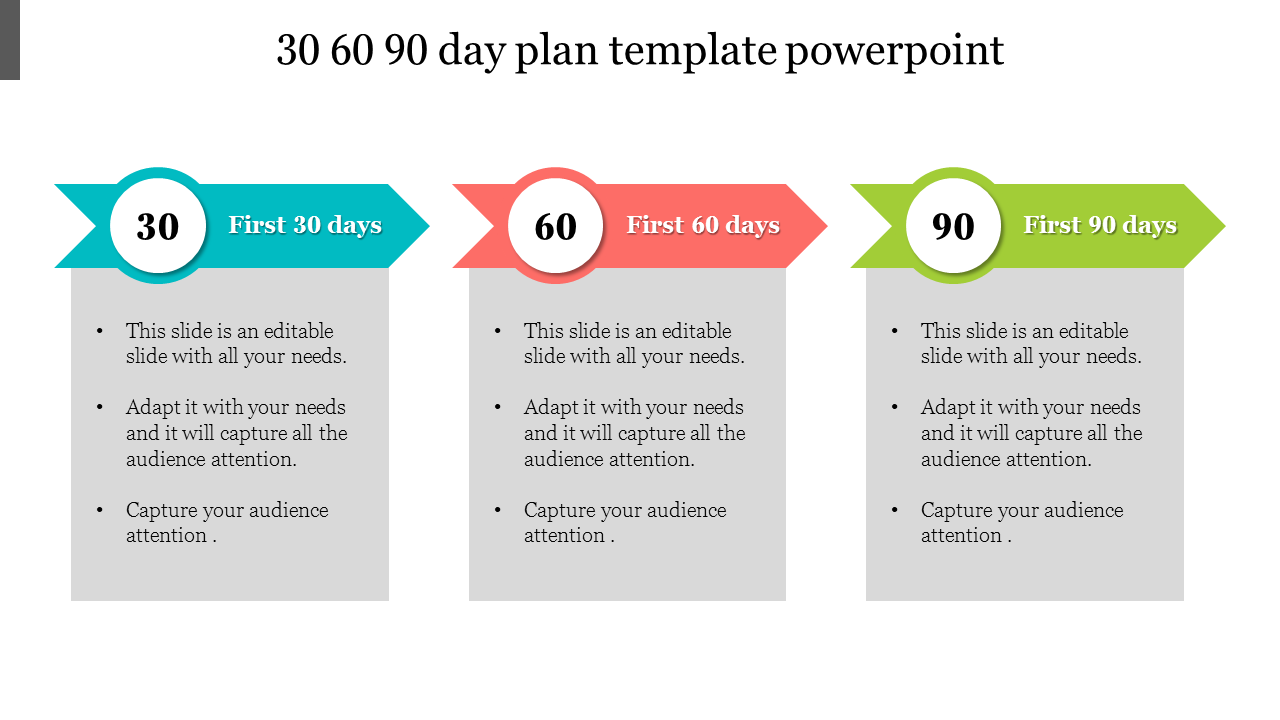 90 day action plan template powerpoint