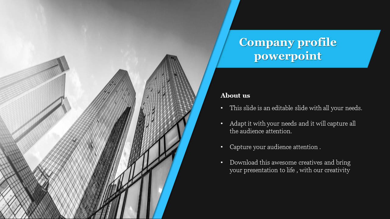 Modern Company Profile PowerPoint Template