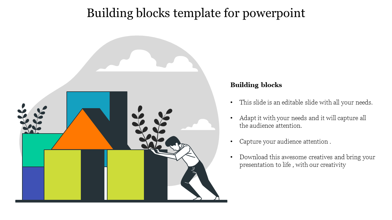 Best Building Blocks Template For PowerPoint Presentation