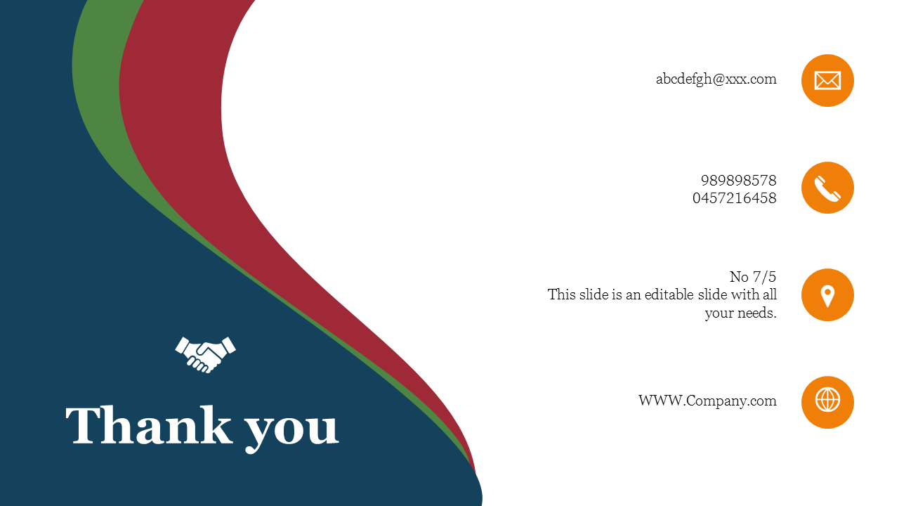 Best Thank You Slide Design For Business Presentation