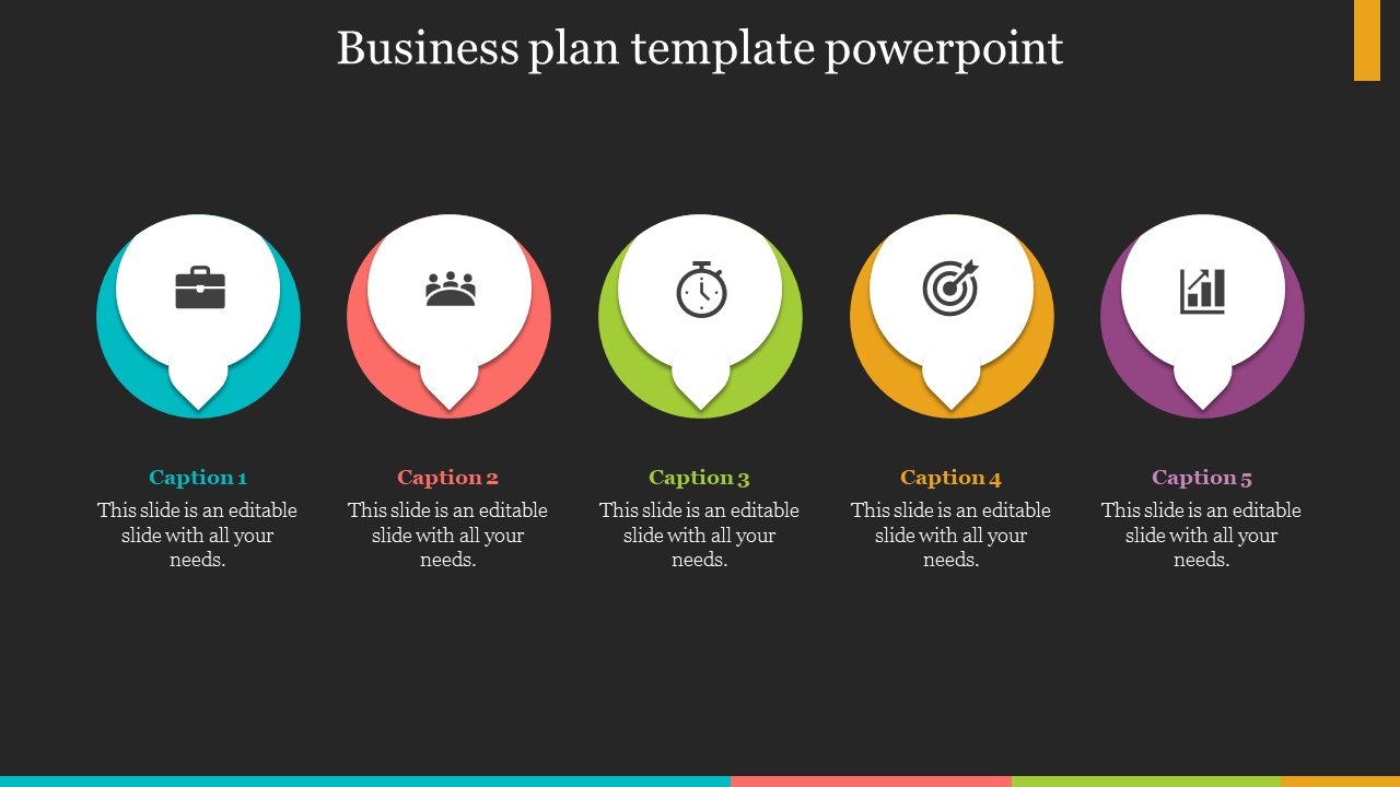 Multinode Business Plan Template PowerPoint Presentation