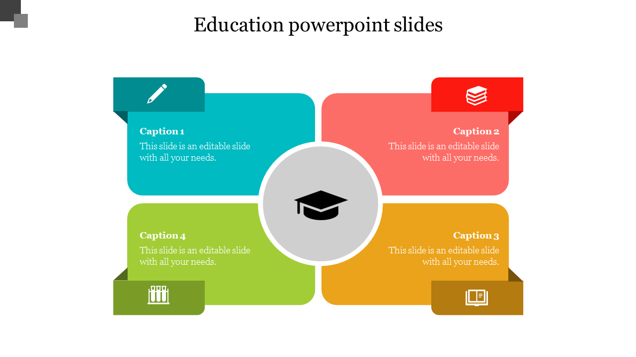 Stunning Education PowerPoint Slides Template Design