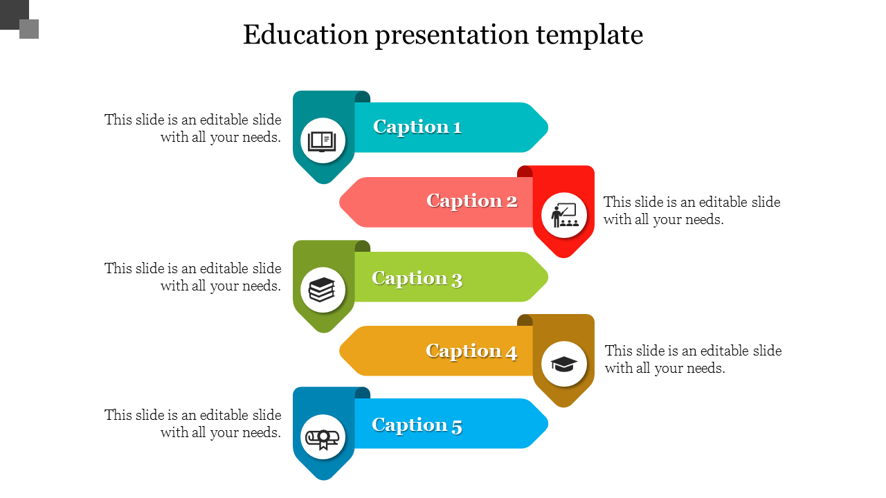 Incredible Education Presentation Template Slide Design