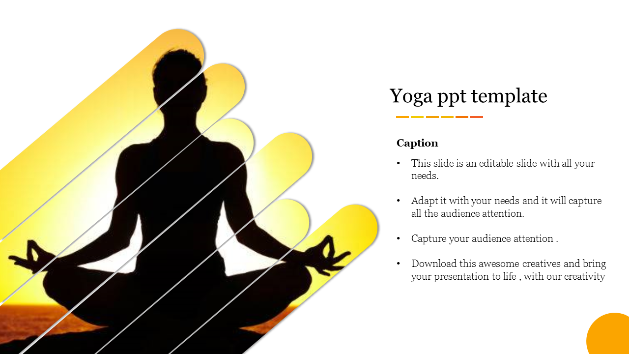 Yoga ppt template            