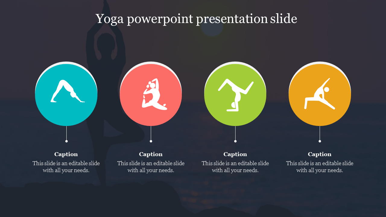 Creative Yoga PowerPoint Presentation Slide Template