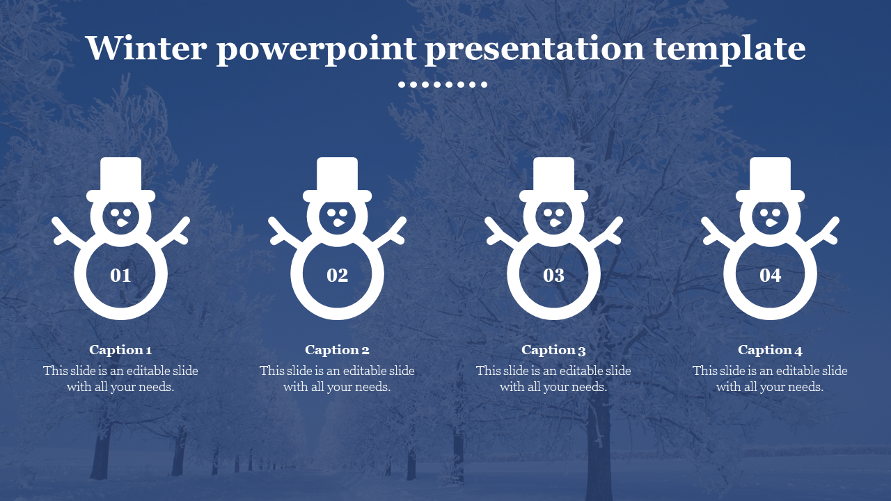 Attractive Winter PowerPoint Presentation Template