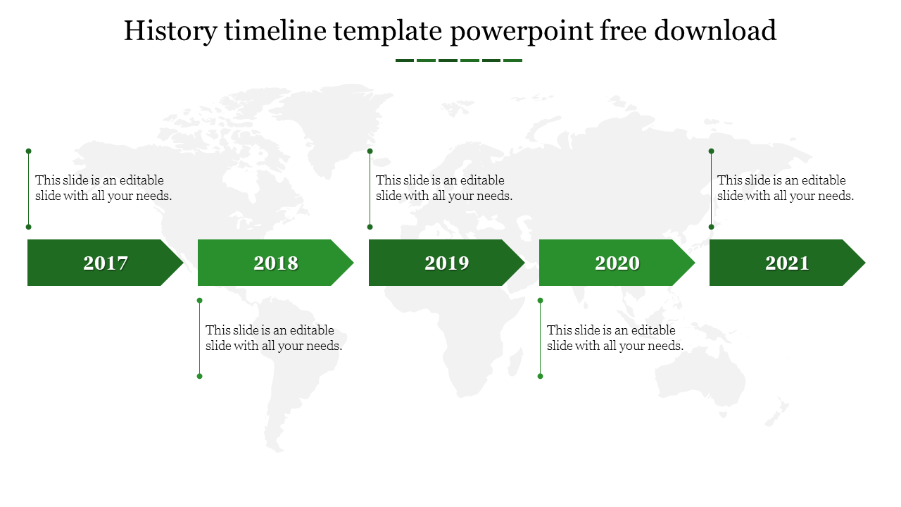 Get History Timeline Template PowerPoint Free Download