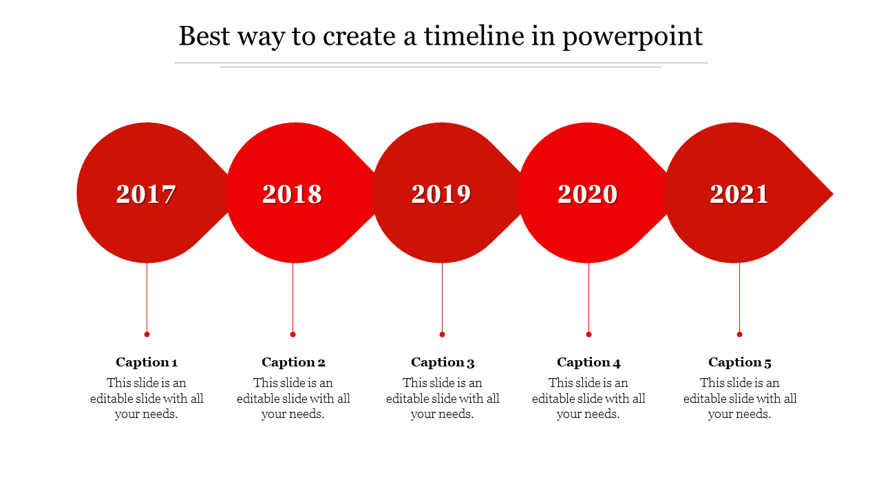 Try the Best Way to Create a Timeline in PowerPoint