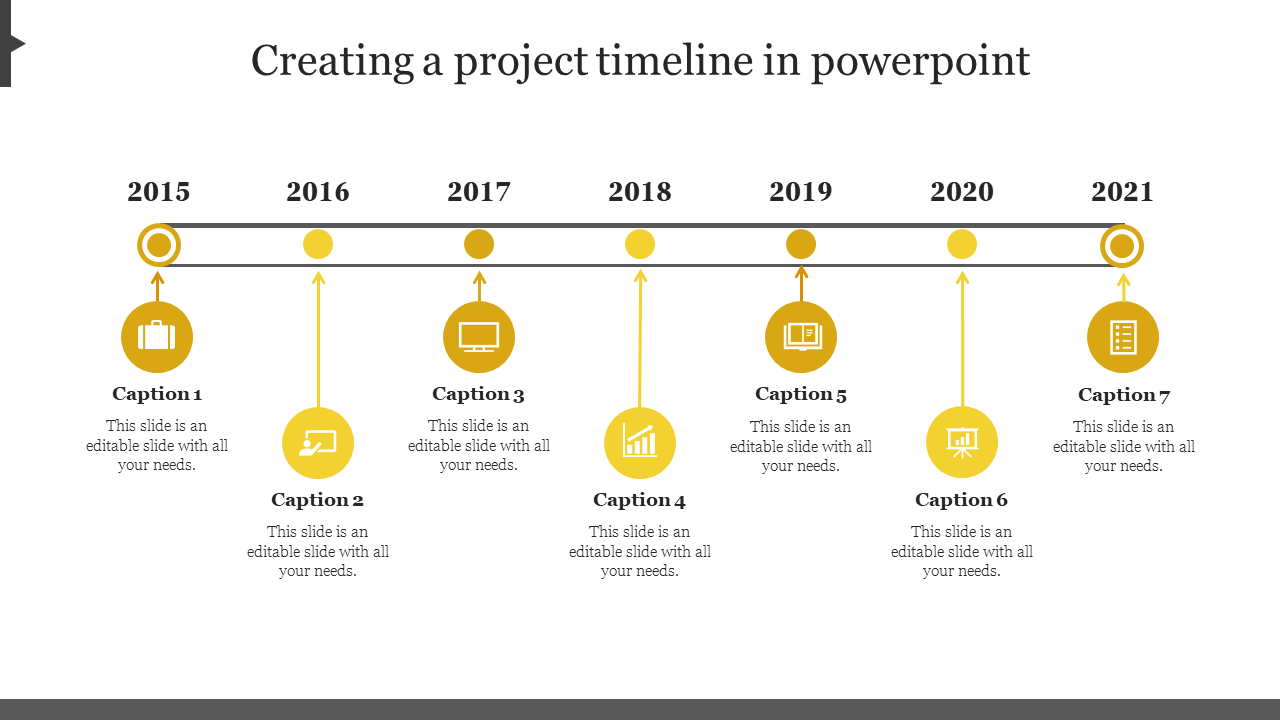 Creating A Project Timeline In PowerPoint Template