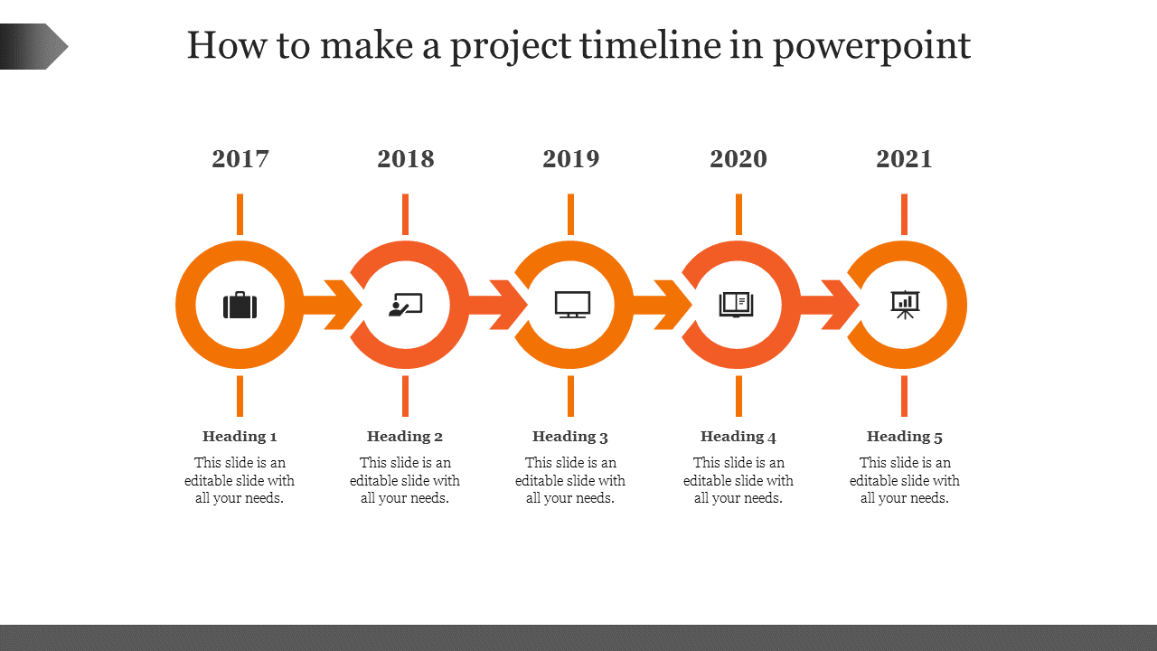 How To Make A Project Timeline In PowerPoint Slide