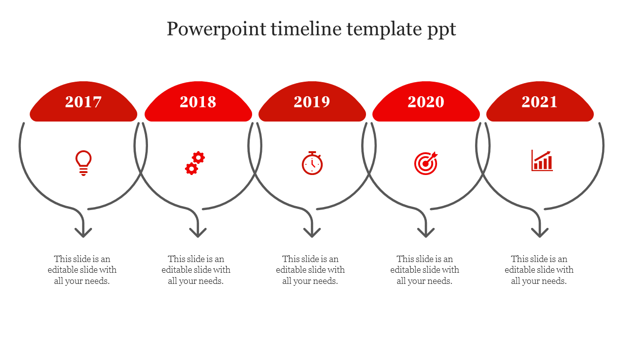 Professional PowerPoint Timeline Template for Projects