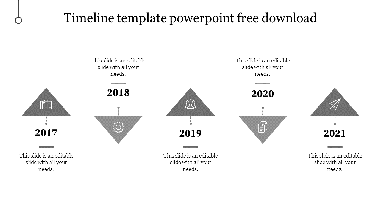 Creative Timeline Template PowerPoint Free Download