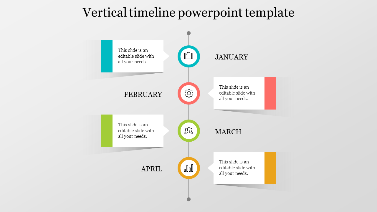 microsoft office verticle timeline template