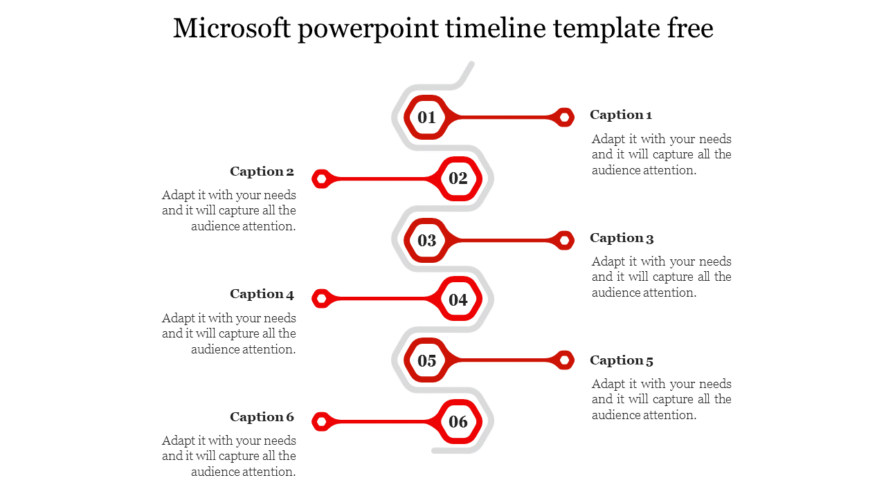 Increditable Microsoft PowerPoint Timeline Template Free