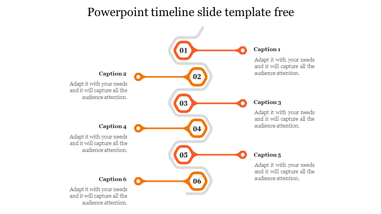 Stunning PowerPoint Timeline Slide Template Free Download