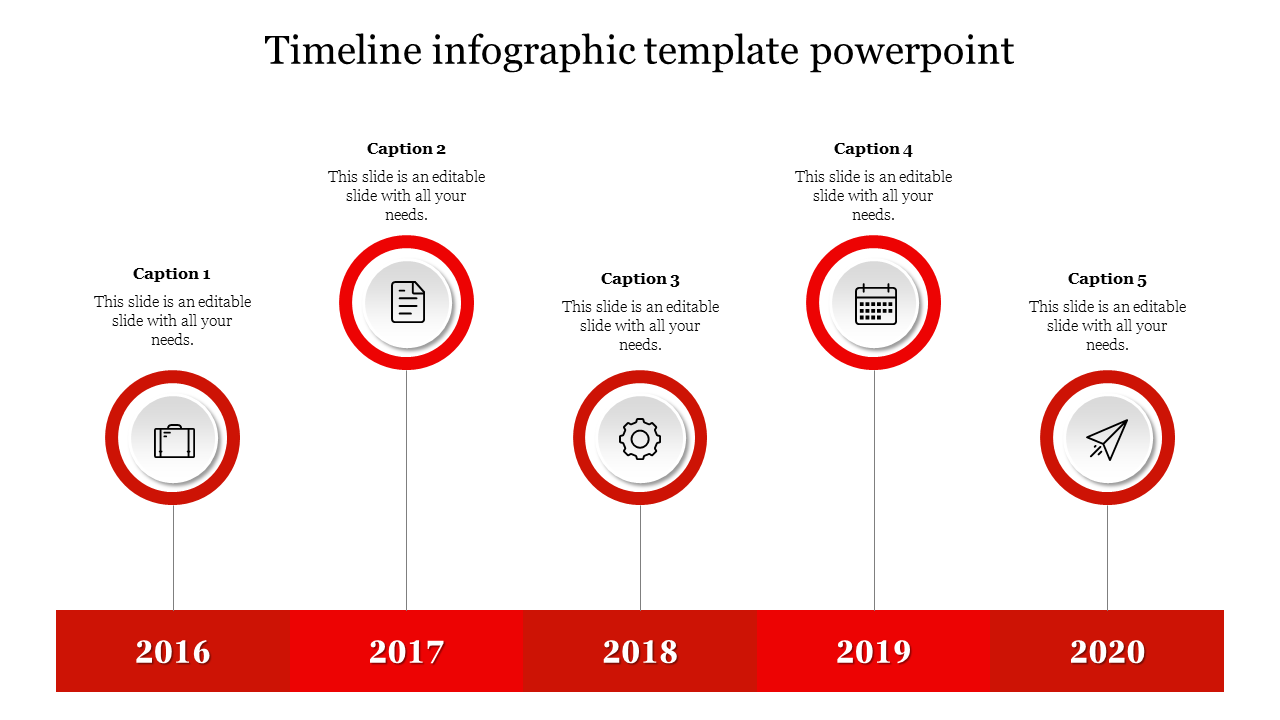 Effective Timeline Infographic Template PowerPoint