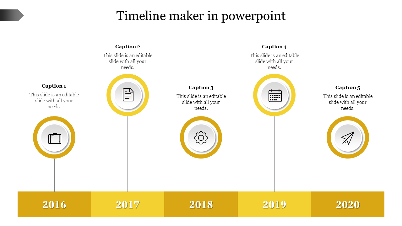 Best Timeline Maker In PowerPoint Template