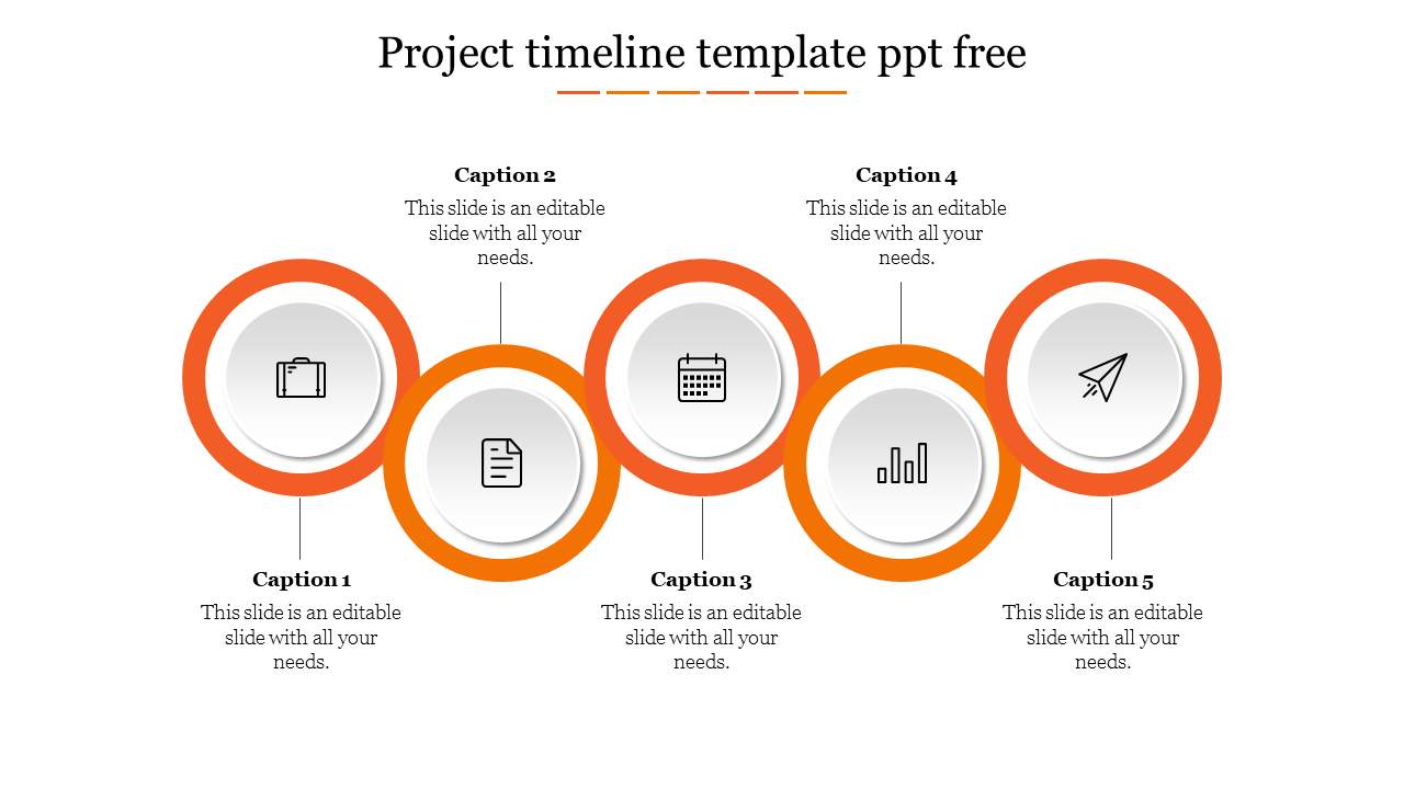 Our Predesigned Project Timeline Template PPT Free