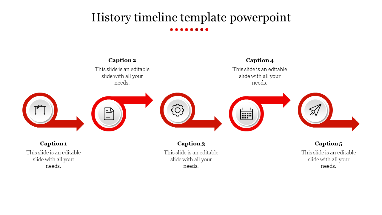 Find our Collection of History Timeline Template PowerPoint