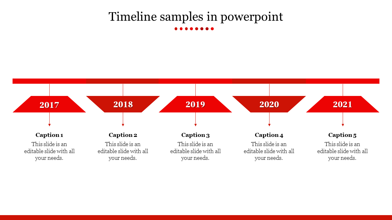 Innovative Timeline Samples In PowerPoint Slide Design