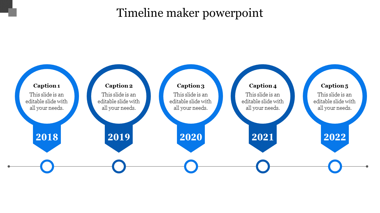 Best Timeline Generator PowerPoint Slide Design