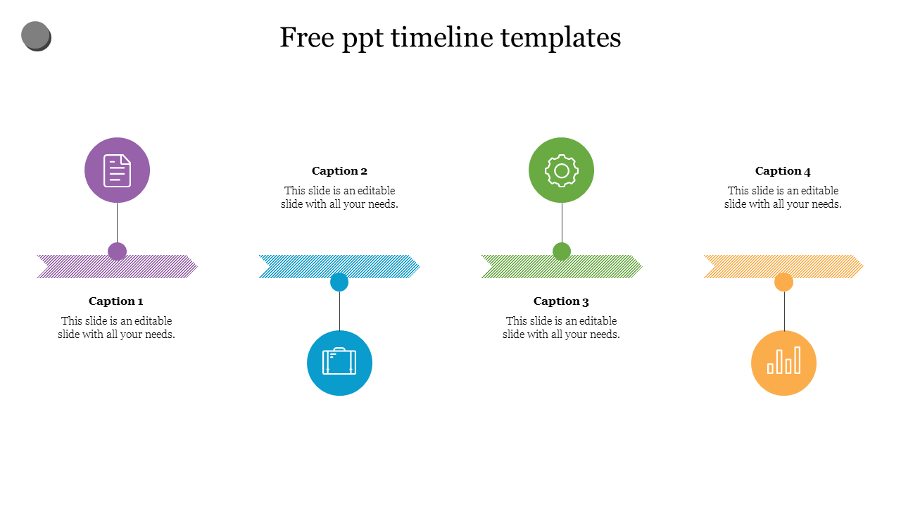 Simple and Free PPT Timeline Templates Design Presentations