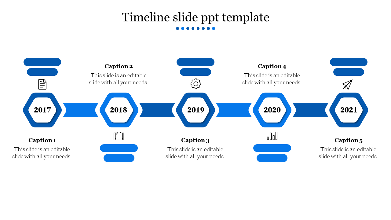 Creative Timeline Slide PPT Template For Presentation 