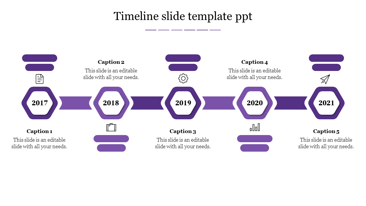 Creative Timeline Slide Template PPT Presentation