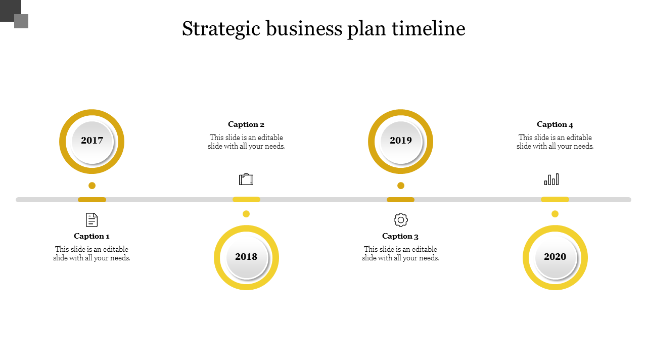 Amazing Strategic Business Plan Timeline Template